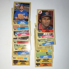 Topps 1987 MLB Baseball Card Lot 9 Checklist/Team Checklist Garber Nixon