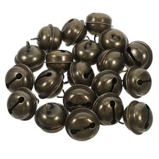 20 Pcs Handmade Vintage Iron Bells Small Rustic Bells for Christmas Pet Crafts