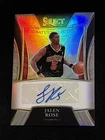 2021-22 Panini Select #SG-JRS Jalen Rose Signatures Silver Prizm Auto