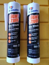 LOT OF 2 Permatex 33694 The Right Stuff Gasket Maker 10.1 Oz BLACK 🔥