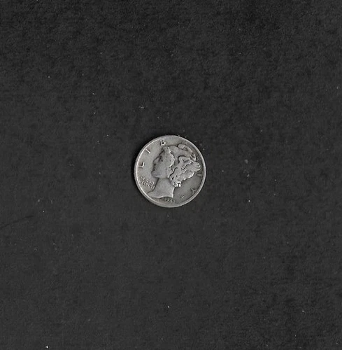 1943 Liberty Silver Dime, No Mint Mark, Very Good/Excellent Condition, Nice Coin