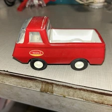 Vintage Metal Tonka Pickup Truck Red Pressed Steel Small