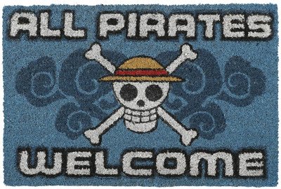 One Piece Fußmatte Unisex All Pirates Welcome multicolor Standard