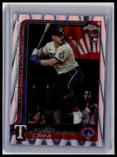 2025 Topps Chrome Update #USC83 Blaine Crim RayWave Refractor