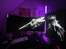 Image of LG UltraGear 45GX950A 45" OLED Curved Gaming Monitor 165Hz WUHD Display HDR