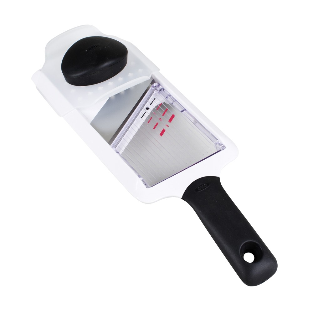 Mandoline à main inox 29 cm pour vos salades d'été fraîches