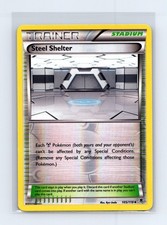 Steel Shelter 105/119 Uncommon Phantom Forces Pokemon Card Reverse Holo LP