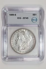 1889-S MORGAN DOLLAR ICG XF45