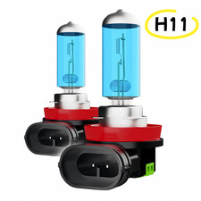 H11 Halogen Headlight Super Bright Bulbs Kit White 6000k Foghighlow Beam 2pcs