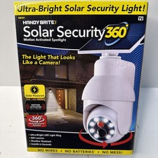 Handy Brite Solar Security Motion Activated 360 Degree Spotlight Hbsl360