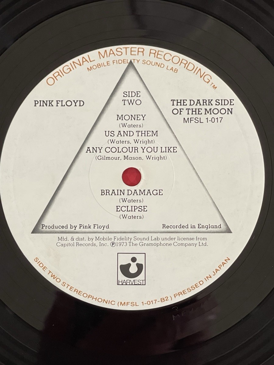 PINK FLOYD DARK SIDE OF THE MOON VINYL ORIGINAL MASTER RECORDING