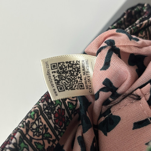 Vera Bradley Baird Hipster schwarz geblümt klein - Bild 4 von 7