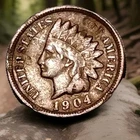 1904 Indian Head Cent Actual Coin Shown - 28