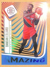 2020-21 Panini Illusions Amazing Sapphire #11 Damian Lillard - NM-MT
