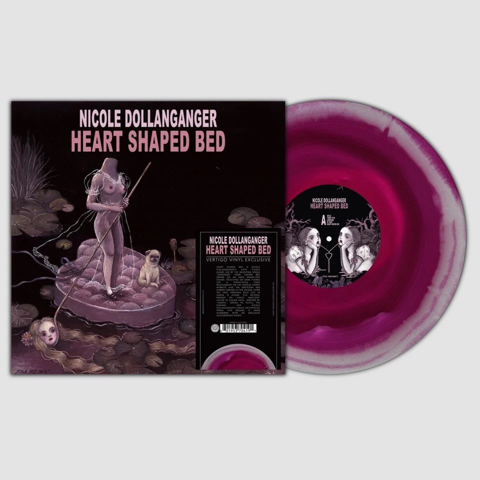 Nicole Dollanganger - Heart Shaped Bed Vinyl SIGNED Vertigo Vinyl LP - Presale - Image 3 of 3