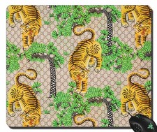 Pattern Tiger Bengal gucci mousepad lock edge macbook asus acer hp PC