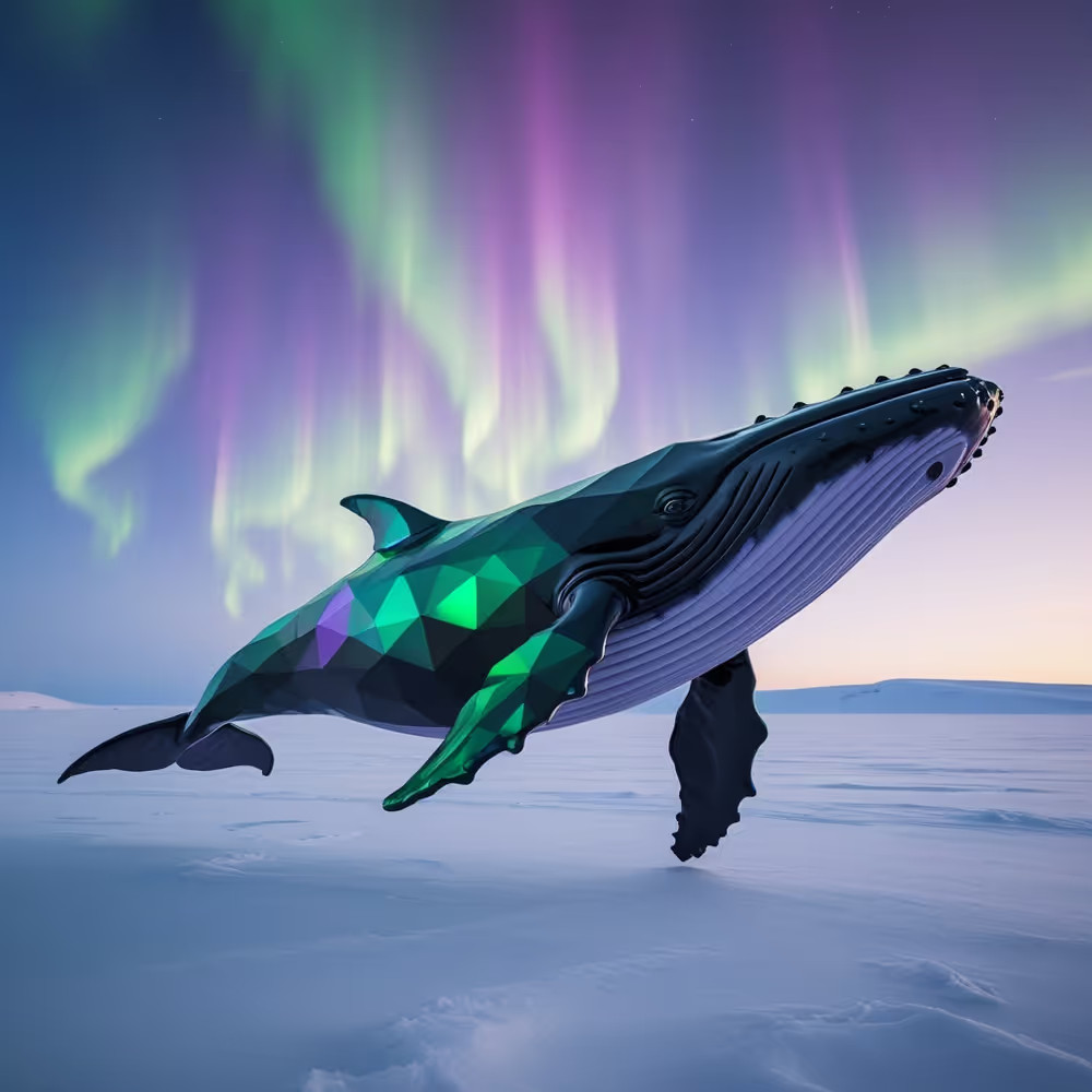 🎨 EXCLUSIVE DIGITAL COLLECTIBLE – Polygon Whale #23 (ERC-1155 NFT) Ethereum NFT