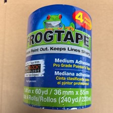 4 Pack FROGTAPE FROG TAPE Painters Tape 1.41in x 60yds