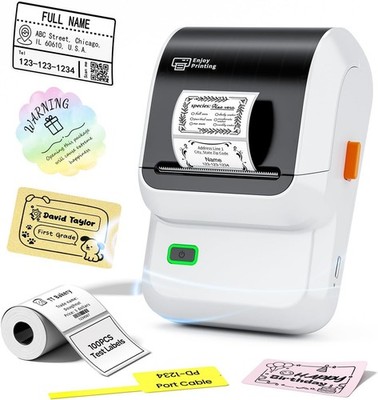 Phomemo M100 Thermo Etikettendrucker Bluetooth Quittung Barcode Aufkleber Maker
