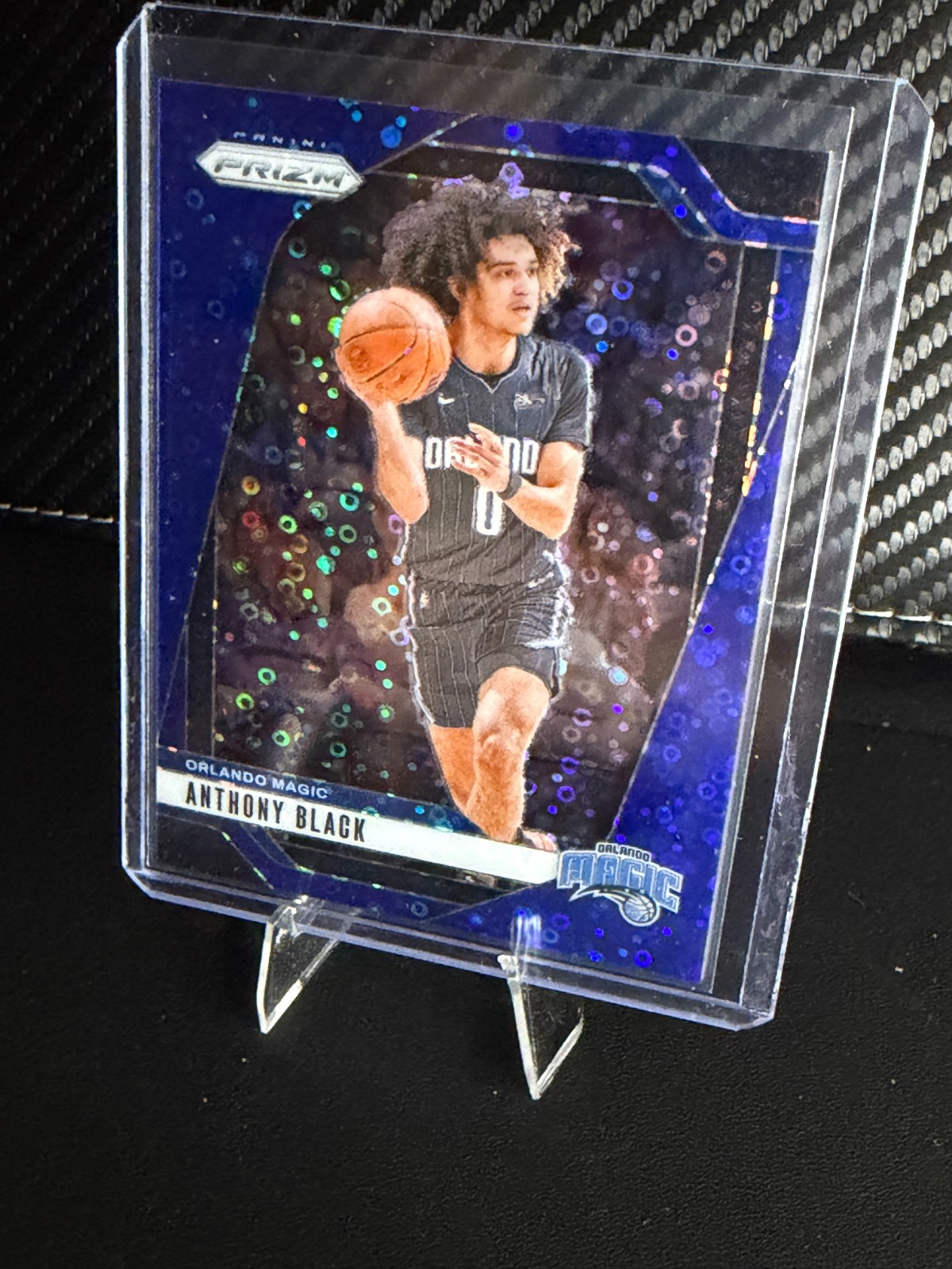 2024-25 Panini Prizm Anthony Black Fast Break Blue /150 #219 Magic