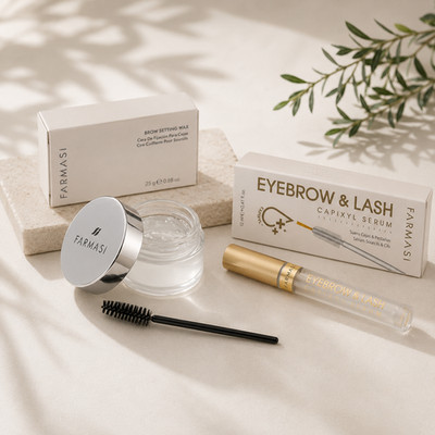FARMASI  - Eyebrow - Lash Capixyl Serum and Gel Brow Lift Wax Set. 2 Products