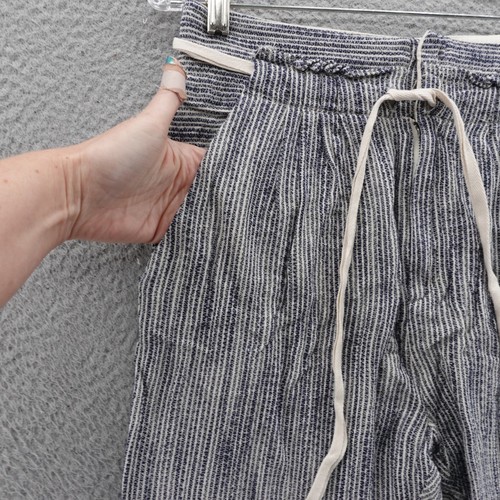 Pantalon Free People Light At Sunrise taille 2 rayures bleues femme cordon décontracté - Photo 11/15