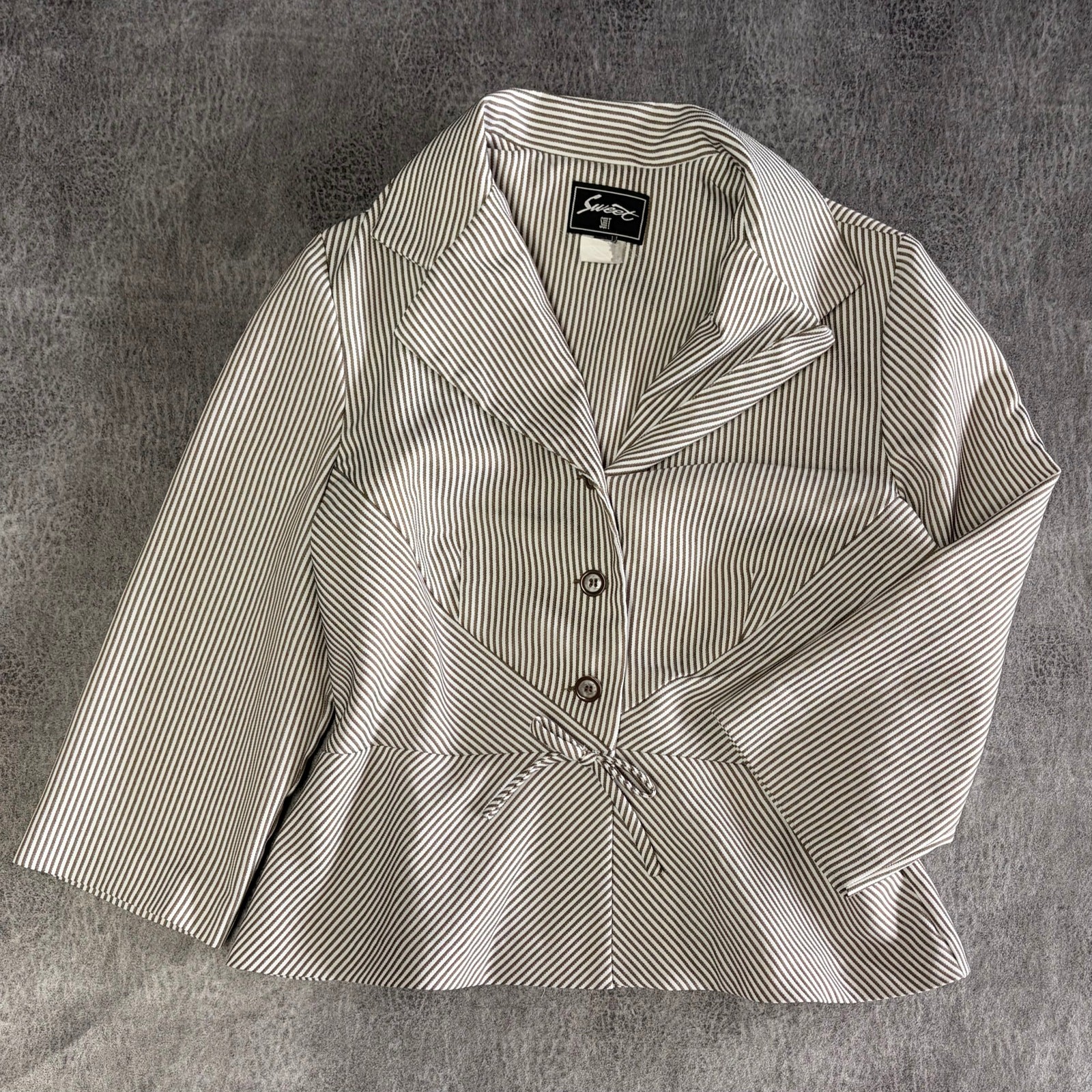 Vintage Pinstripe Sweet Suit Blazer