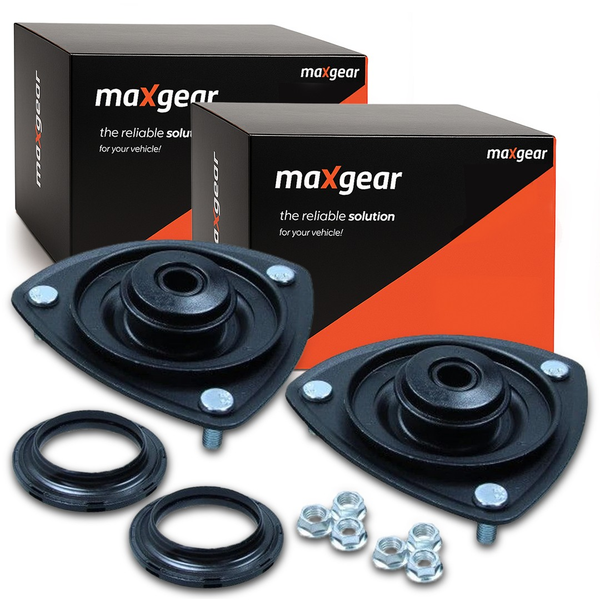 2X Maxgear Federbeinlager Domlager Vorne Links Rechts Land Rover Freelander L314-image