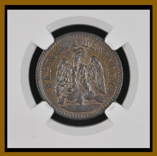 Mexico 1 Centavo Coin, 1890 MO NGC MS 63 BN