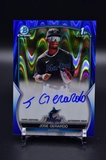 2023 Bowman Chrome #CPA-JG JOSE GERARDO 1st Bowman Blue RayWave Auto /150