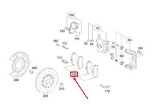 MERCEDES-BENZ AMG GT X290 Bremsbeläge hinten Satz A0004208305 NEU ORIGINAL