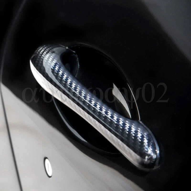 Carbon Fiber Door Handle Cover TrimFor Maserati GranTurismo GT GTS MC 2008-2019 - Image 3 of 4