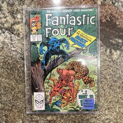 Marvel Fantastic Four #311 Black Panther Copper Age Boarded Signed