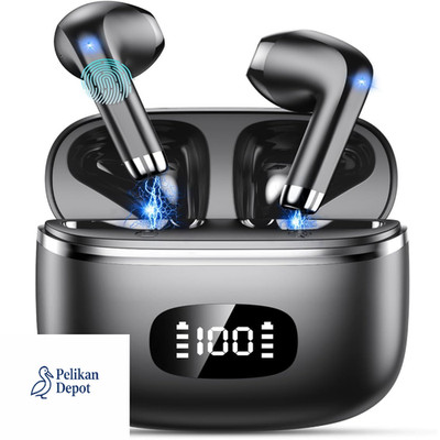 Bluetooth Kopfhörer W23-H1 40h Spielzeit LED Display IP7 Wasserd