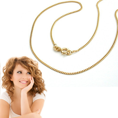 S-Panzerkette 1,3mm Echt Gold 333 Glanz Länge 42cm - Juwelier Junghäh