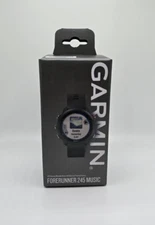 Garmin Forerunner 245 Music GPS Smartwatch - Black - READ