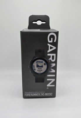Garmin Forerunner 245 Music GPS Smartwatch - Black - READ