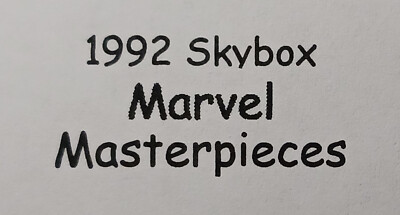 1992 SkyBox Marvel Masterpieces Battle Spectra 2-D Silver Surfer vs. Thanos