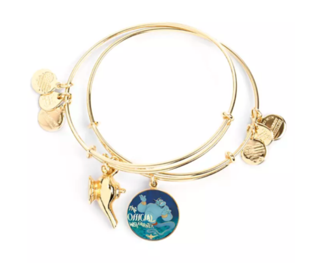 ALEX AND ANI Disney Parks バングル 5本セット ブレス New Disney Parks Alex and Ani Aladdin Genie and Lamp Gold Bracelet