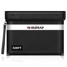 Fire Proof Bag For Documents 5200f Heat Insulated13.9 X 10.6fireproof Money Ba