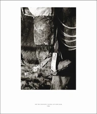 1995 Vintage Print Western Dee Dickinson 1993 Calving Lot Foot Gear Ranch Women