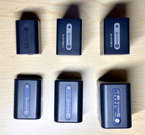 Sony Camera Camcorder InfoLithium M H ActiFORCE Batteries - Estate Lot ...