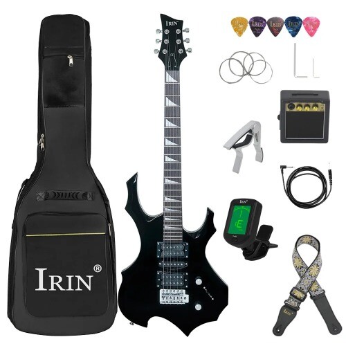 6 Strings Electric Guitar 24 Frets Maple Body Electric Guitar Guitarra With Bag - Bild 24 von 35