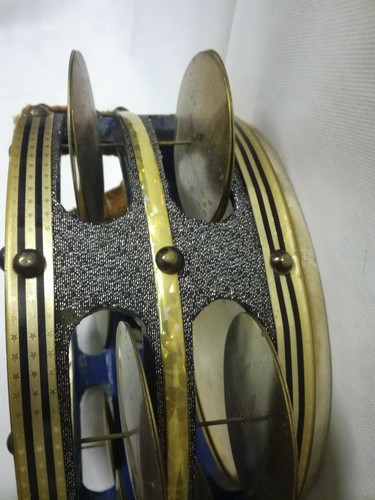 Riq /Riqq/Daf/Def/Deff/Tef TAMBURIN Ø11",ÄGYPTEN original,edle Optik, hell, voll - Bild 6 von 7