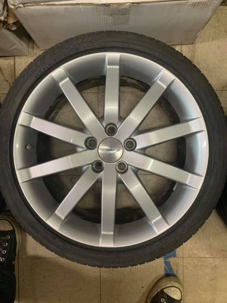 19" 19X8.5 ASTON MARTIN DB9 2004-2012 FRONT OEM Factory Wheel Rim 4G43-1007-AB