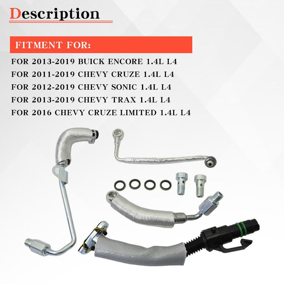 for1.4L Engine TURBO OIL FEED PIPE TUBE 55587854 55592600 55567067