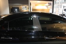 Carbon fiber interior B pillar cover suit for MB CLA250 CLA45 W117