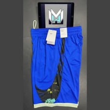 Nike Dri-Fit HBR Printed Shorts Men's Size Medium Blue Black DH7375-480