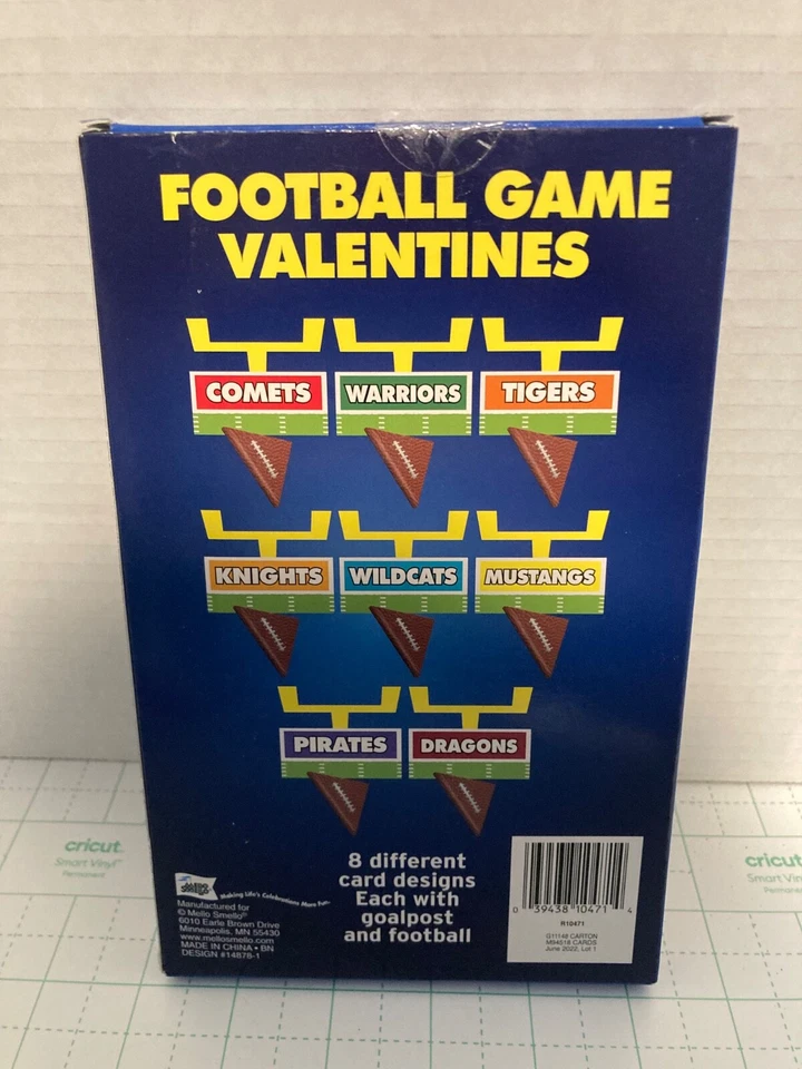Tarjetas de Intercambio Día de San Valentín (Caja de 32) Juego de Fútbol San Valentín ¡NUEVO!! Foto 2 de 2