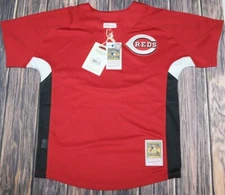 $75 Mitchell & Ness Cooperstown Collection Ken Griffey Jr Youth XL Reds Jersey